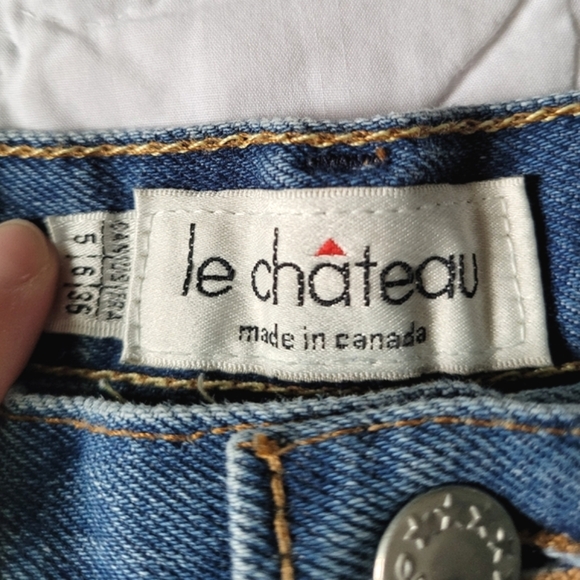 2/$40 🍩 Vintage Y2K Le Château Flare Leg Jeans - Picture 5 of 10